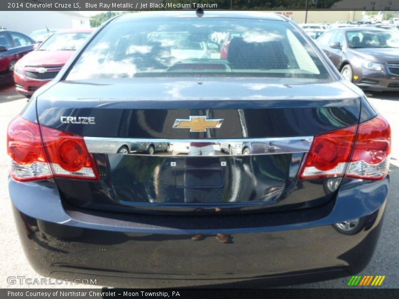 Blue Ray Metallic / Jet Black/Medium Titanium 2014 Chevrolet Cruze LS