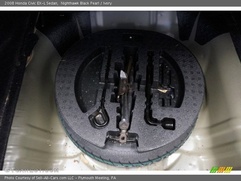 Nighthawk Black Pearl / Ivory 2008 Honda Civic EX-L Sedan