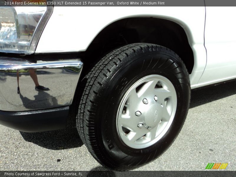 Oxford White / Medium Flint 2014 Ford E-Series Van E350 XLT Extended 15 Passenger Van