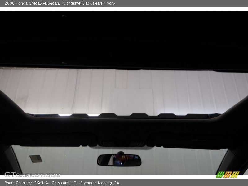 Nighthawk Black Pearl / Ivory 2008 Honda Civic EX-L Sedan