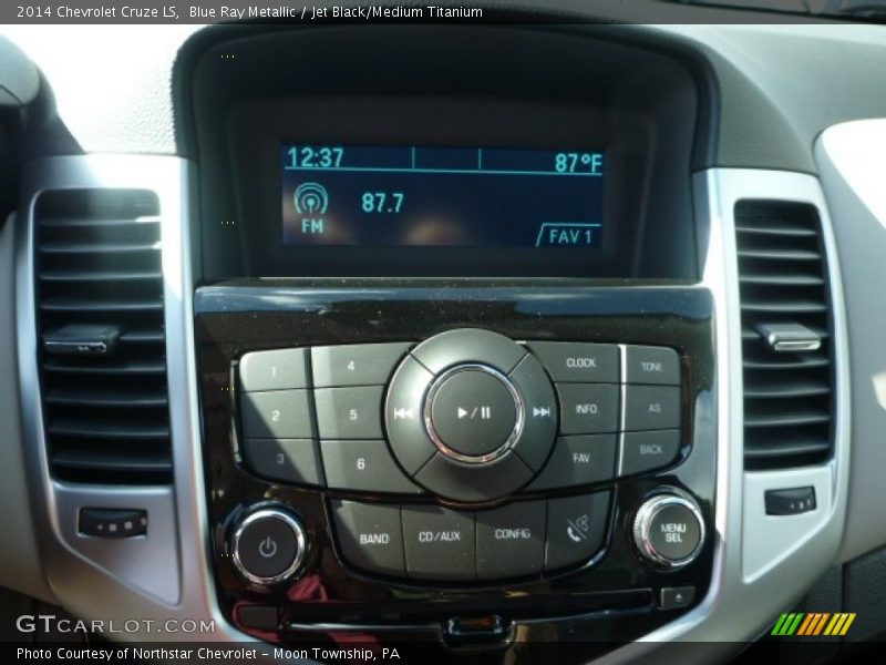 Blue Ray Metallic / Jet Black/Medium Titanium 2014 Chevrolet Cruze LS