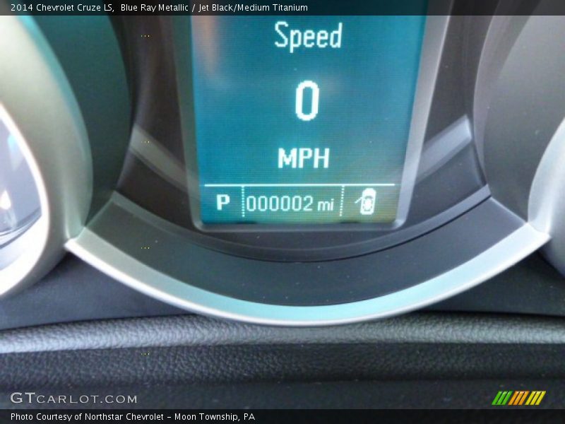 Blue Ray Metallic / Jet Black/Medium Titanium 2014 Chevrolet Cruze LS