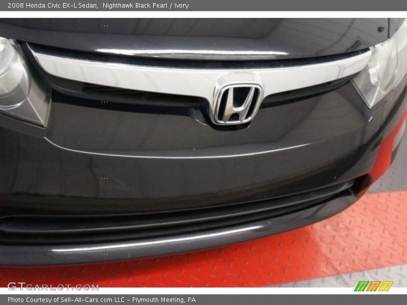 Nighthawk Black Pearl / Ivory 2008 Honda Civic EX-L Sedan
