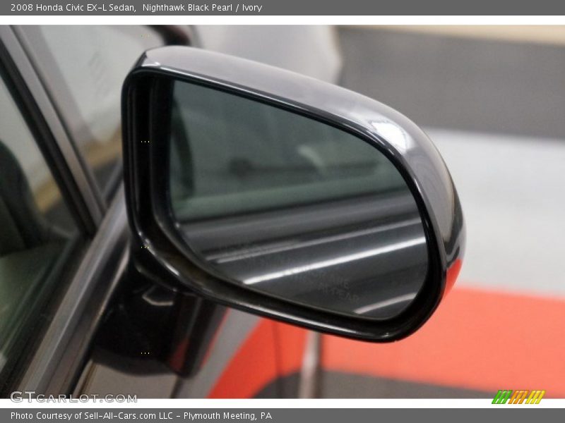Nighthawk Black Pearl / Ivory 2008 Honda Civic EX-L Sedan