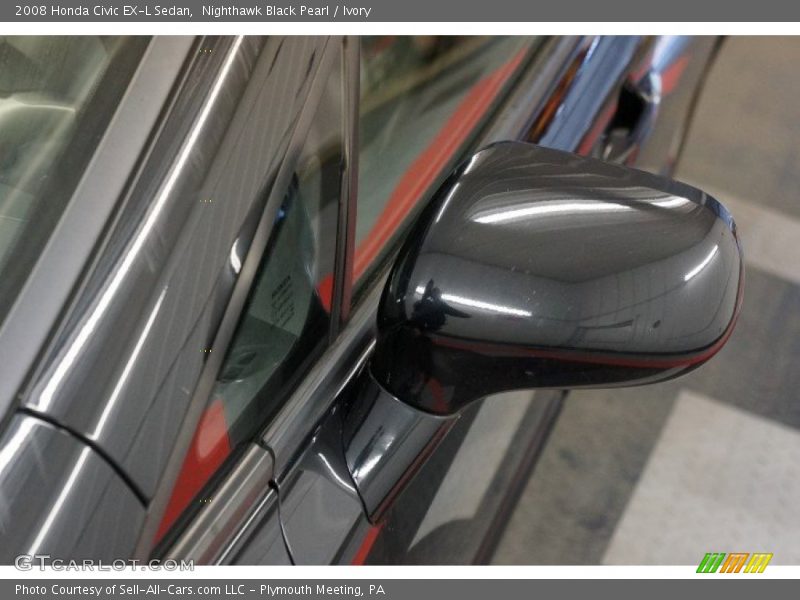 Nighthawk Black Pearl / Ivory 2008 Honda Civic EX-L Sedan