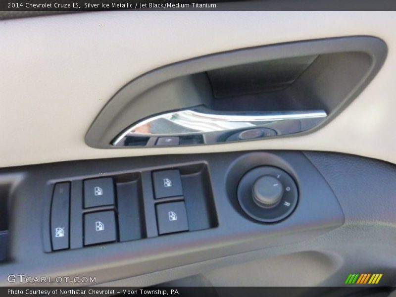 Silver Ice Metallic / Jet Black/Medium Titanium 2014 Chevrolet Cruze LS