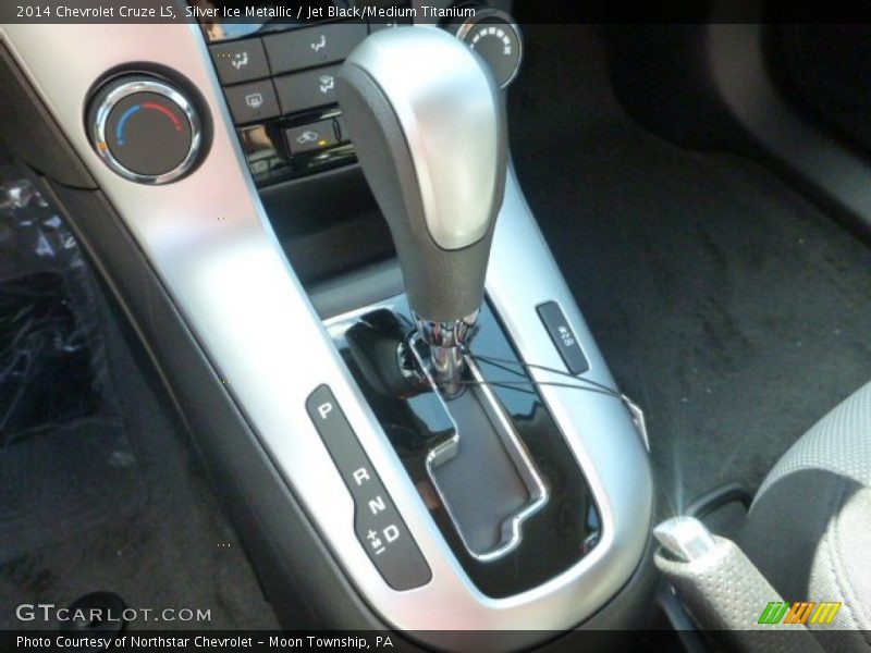Silver Ice Metallic / Jet Black/Medium Titanium 2014 Chevrolet Cruze LS