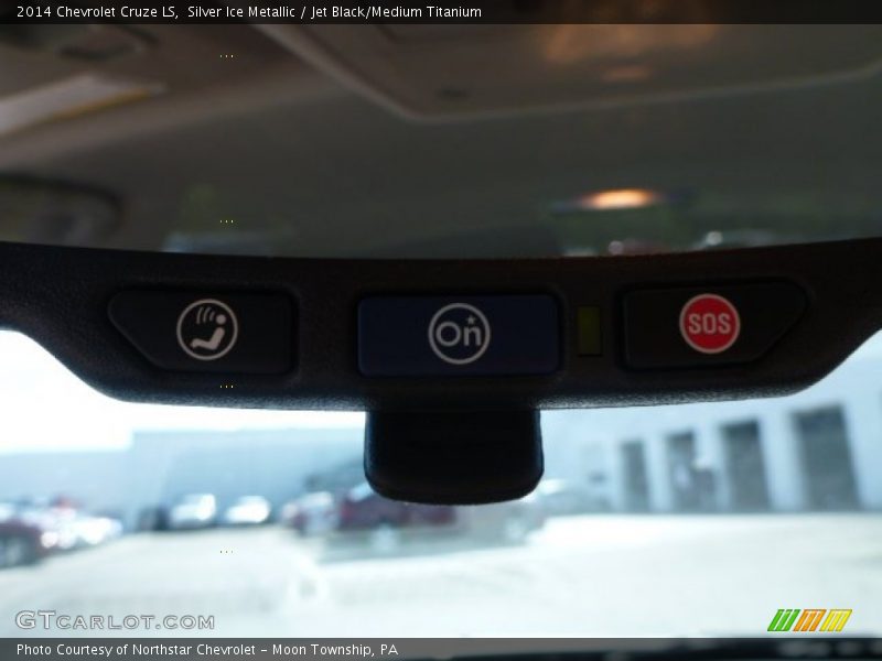 Silver Ice Metallic / Jet Black/Medium Titanium 2014 Chevrolet Cruze LS