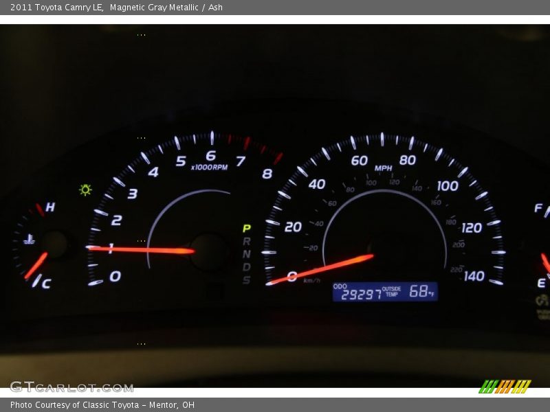 Magnetic Gray Metallic / Ash 2011 Toyota Camry LE