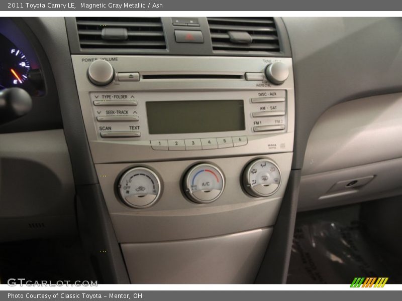 Magnetic Gray Metallic / Ash 2011 Toyota Camry LE