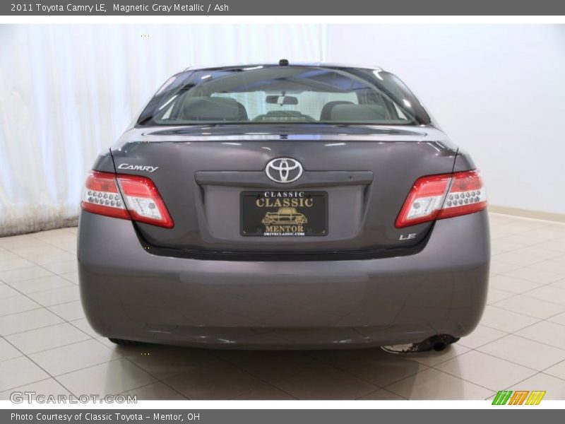 Magnetic Gray Metallic / Ash 2011 Toyota Camry LE