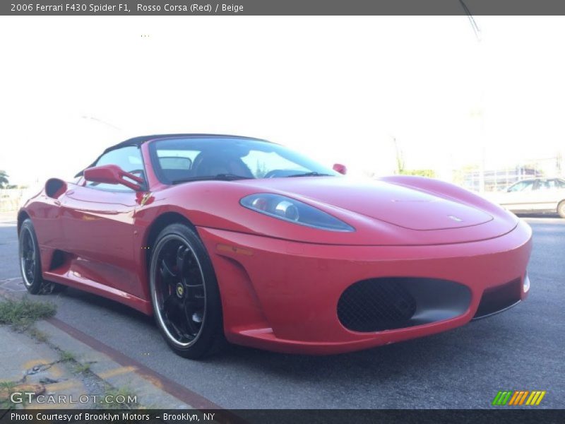 Rosso Corsa (Red) / Beige 2006 Ferrari F430 Spider F1