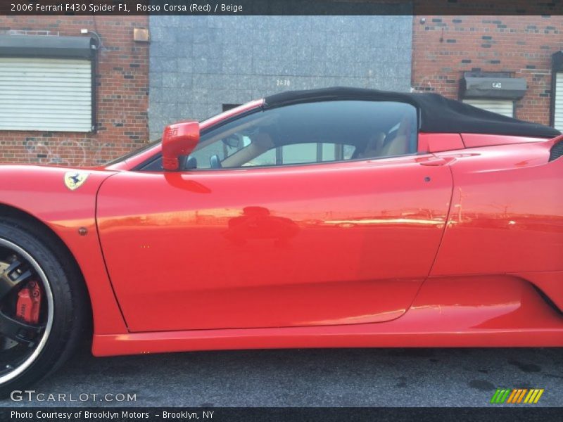 Rosso Corsa (Red) / Beige 2006 Ferrari F430 Spider F1