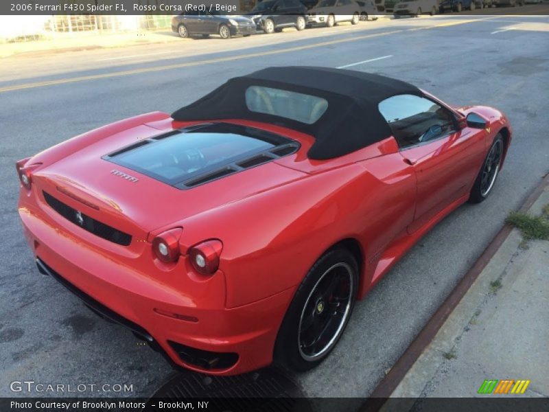 Rosso Corsa (Red) / Beige 2006 Ferrari F430 Spider F1