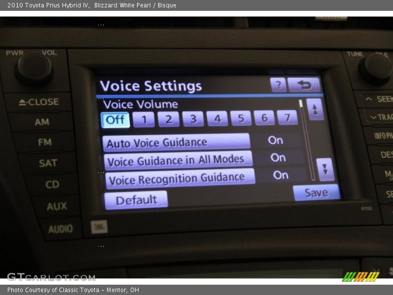 Blizzard White Pearl / Bisque 2010 Toyota Prius Hybrid IV