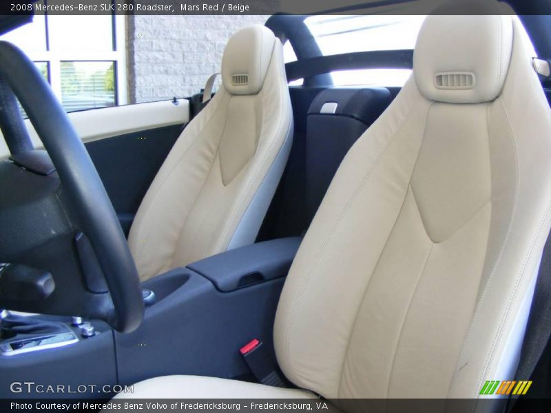 Mars Red / Beige 2008 Mercedes-Benz SLK 280 Roadster