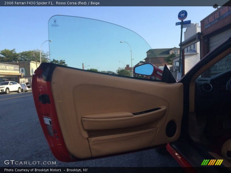 Rosso Corsa (Red) / Beige 2006 Ferrari F430 Spider F1