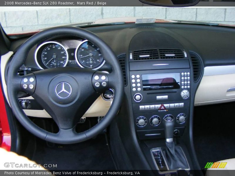 Mars Red / Beige 2008 Mercedes-Benz SLK 280 Roadster