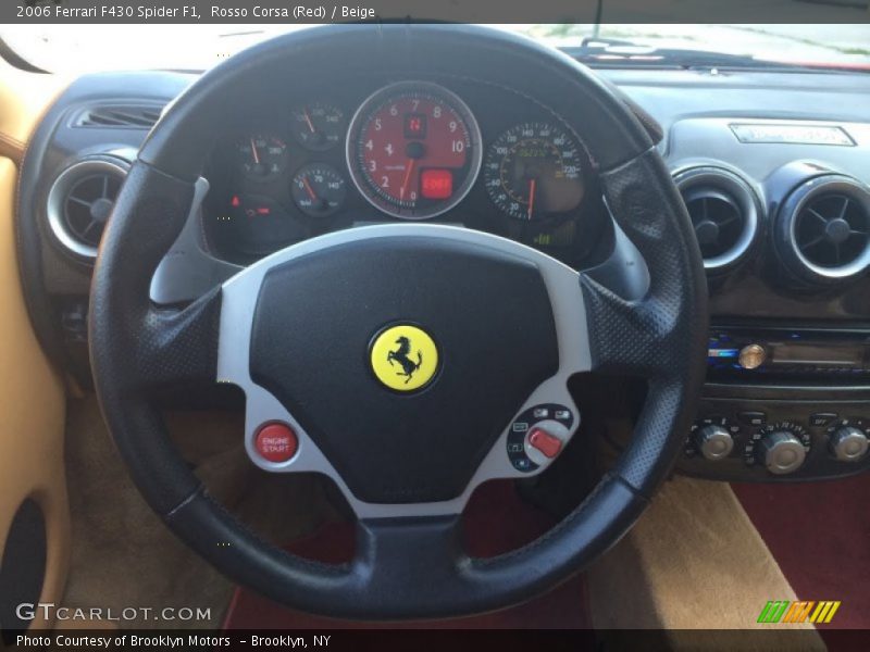 Rosso Corsa (Red) / Beige 2006 Ferrari F430 Spider F1