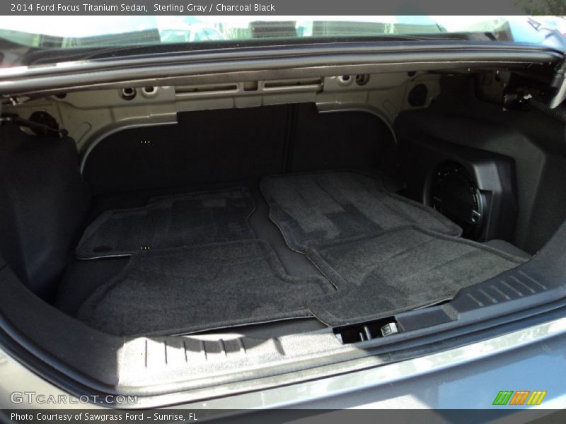Sterling Gray / Charcoal Black 2014 Ford Focus Titanium Sedan