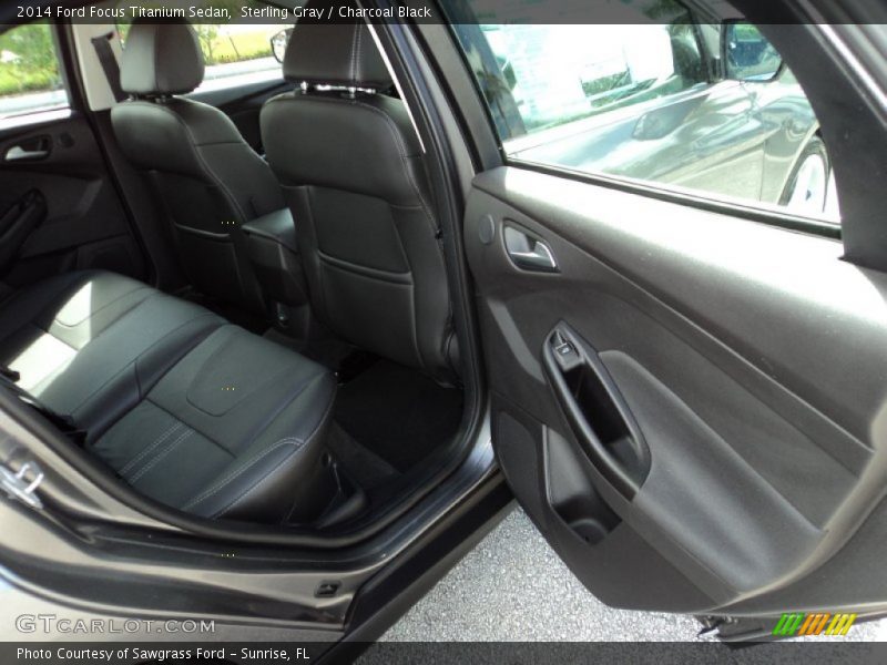 Sterling Gray / Charcoal Black 2014 Ford Focus Titanium Sedan
