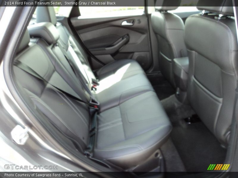 Sterling Gray / Charcoal Black 2014 Ford Focus Titanium Sedan