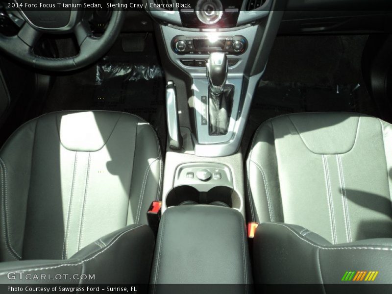 Sterling Gray / Charcoal Black 2014 Ford Focus Titanium Sedan