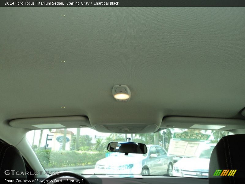 Sterling Gray / Charcoal Black 2014 Ford Focus Titanium Sedan