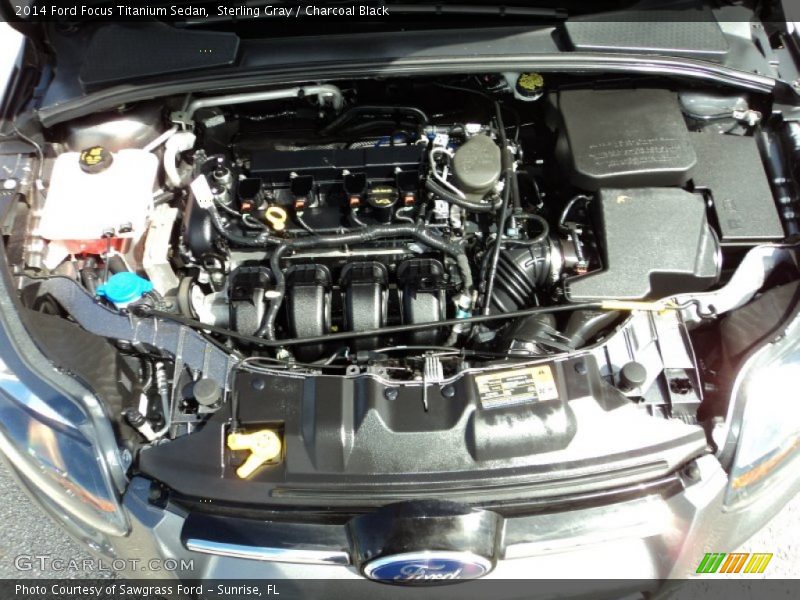 Sterling Gray / Charcoal Black 2014 Ford Focus Titanium Sedan