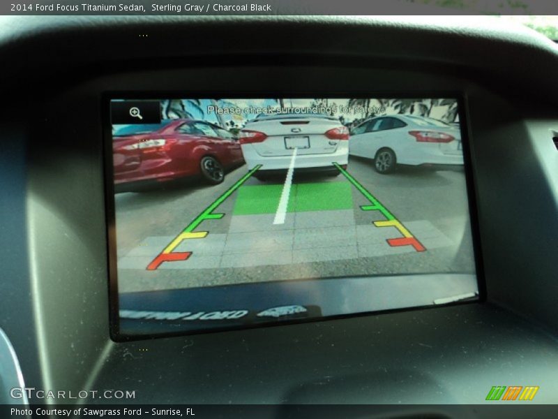 Sterling Gray / Charcoal Black 2014 Ford Focus Titanium Sedan