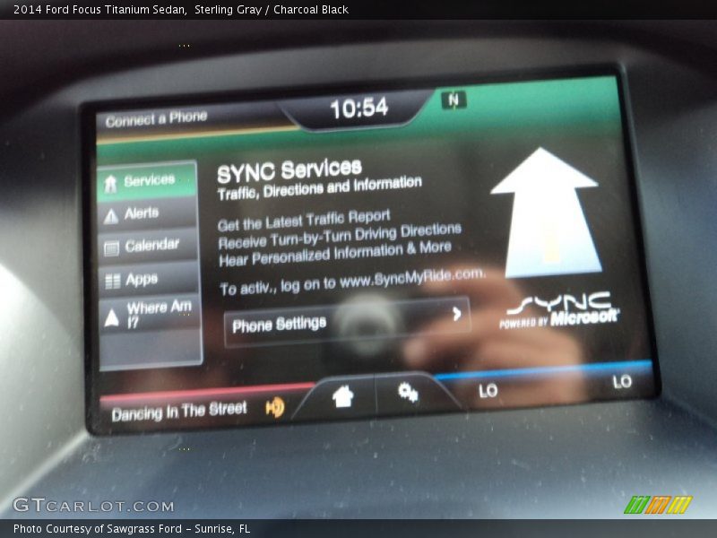 Sterling Gray / Charcoal Black 2014 Ford Focus Titanium Sedan