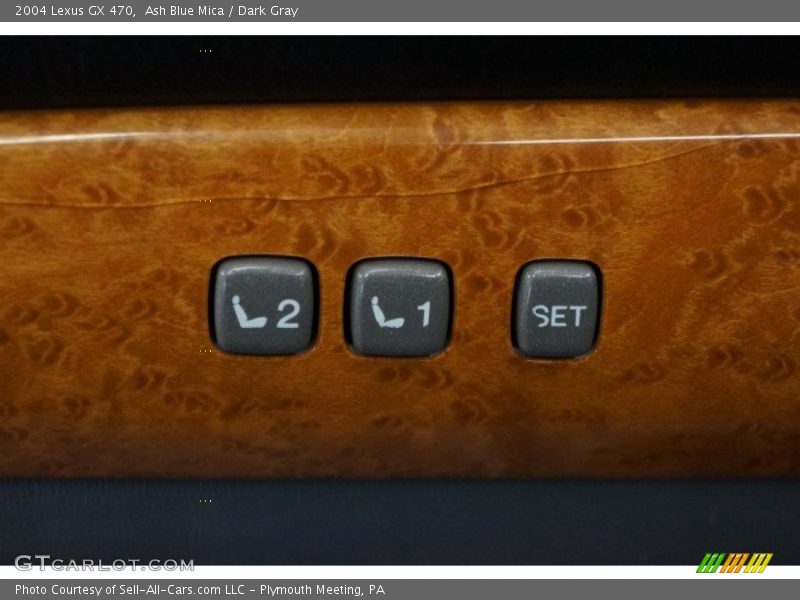 Ash Blue Mica / Dark Gray 2004 Lexus GX 470