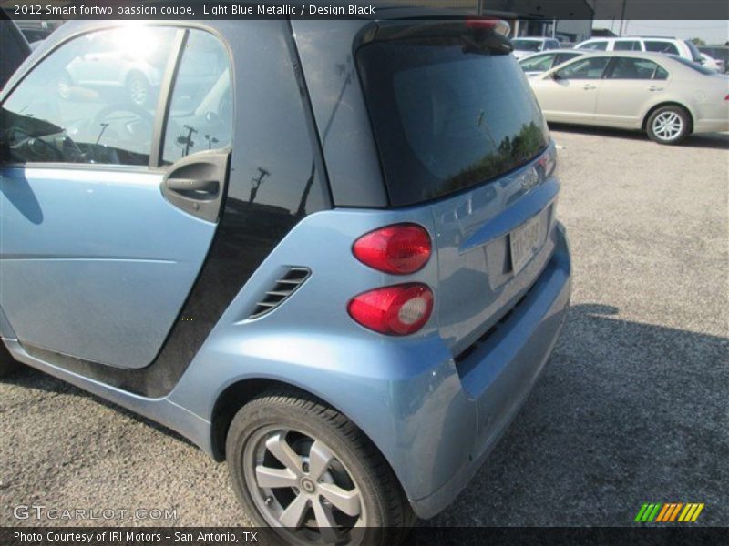 Light Blue Metallic / Design Black 2012 Smart fortwo passion coupe