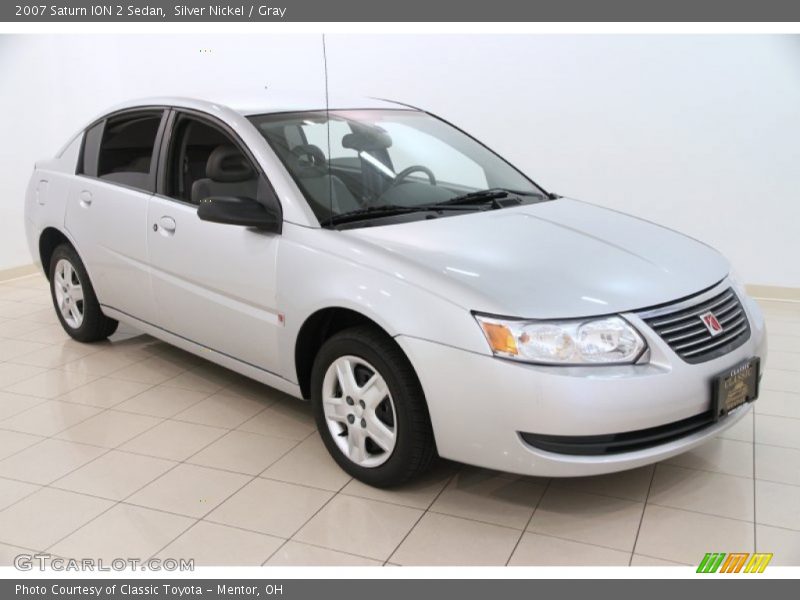 Silver Nickel / Gray 2007 Saturn ION 2 Sedan