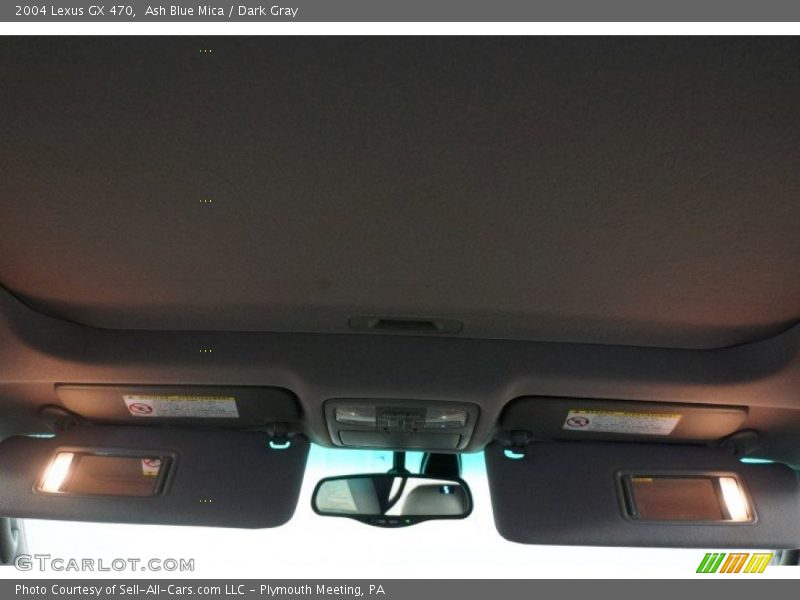 Ash Blue Mica / Dark Gray 2004 Lexus GX 470