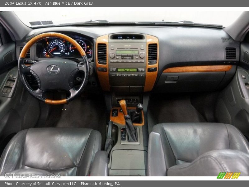 Ash Blue Mica / Dark Gray 2004 Lexus GX 470