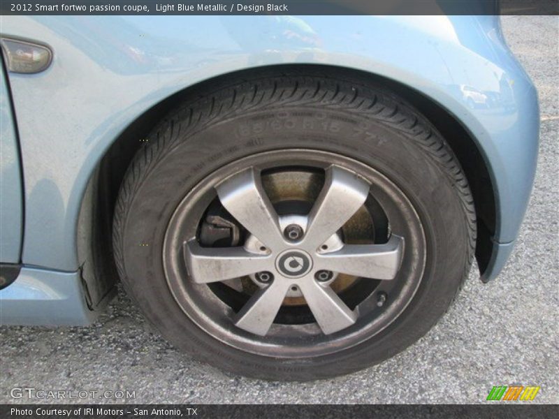 Light Blue Metallic / Design Black 2012 Smart fortwo passion coupe