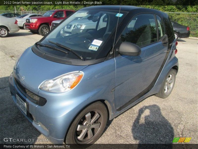 Light Blue Metallic / Design Black 2012 Smart fortwo passion coupe