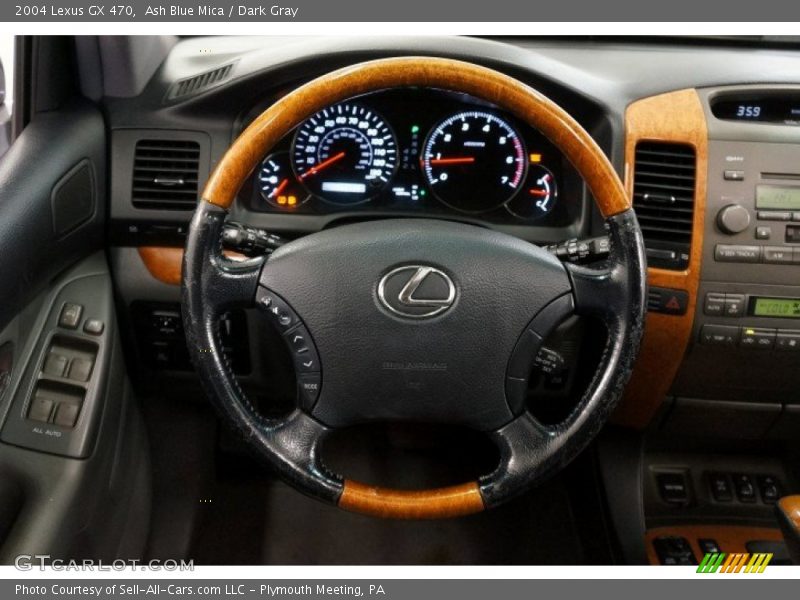 Ash Blue Mica / Dark Gray 2004 Lexus GX 470