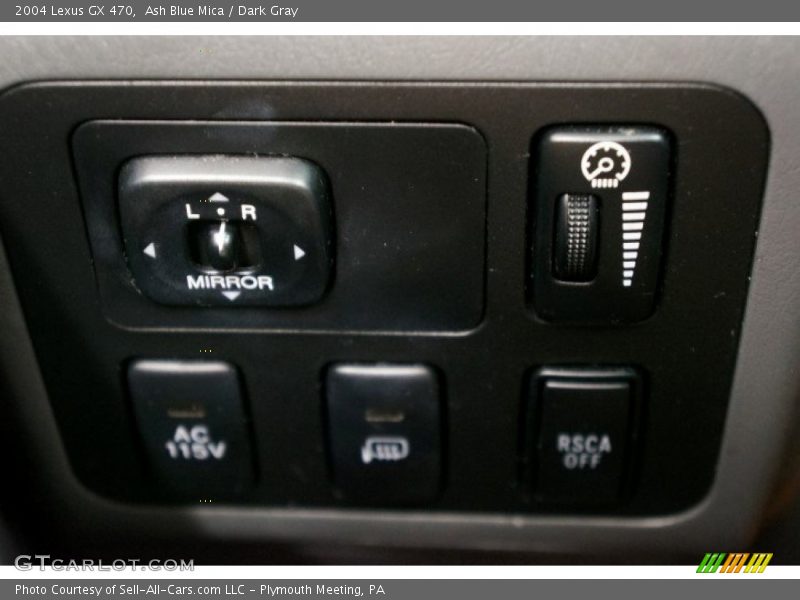 Ash Blue Mica / Dark Gray 2004 Lexus GX 470