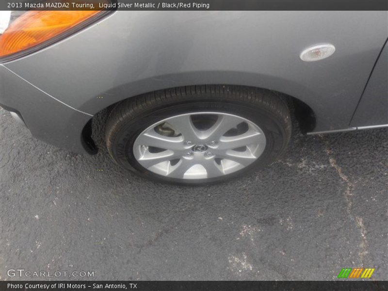 Liquid Silver Metallic / Black/Red Piping 2013 Mazda MAZDA2 Touring