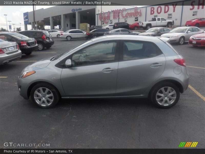 Liquid Silver Metallic / Black/Red Piping 2013 Mazda MAZDA2 Touring