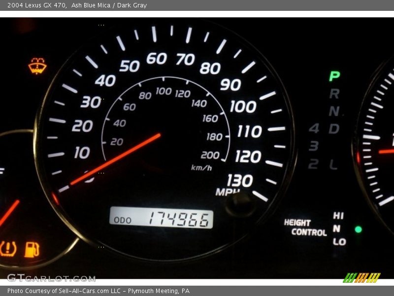 Ash Blue Mica / Dark Gray 2004 Lexus GX 470