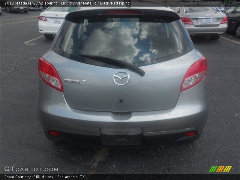 Liquid Silver Metallic / Black/Red Piping 2013 Mazda MAZDA2 Touring