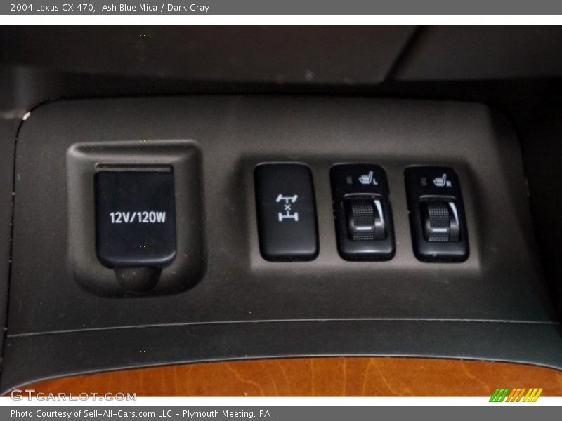 Ash Blue Mica / Dark Gray 2004 Lexus GX 470
