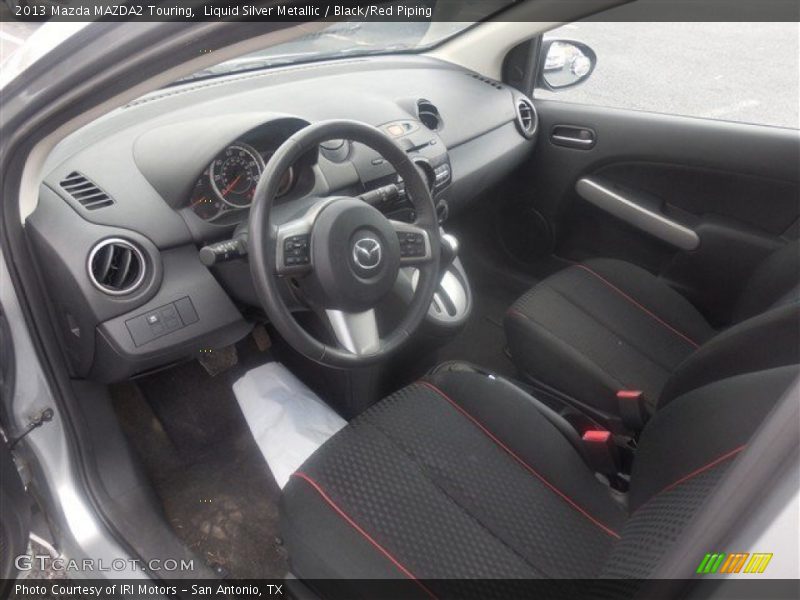 Black/Red Piping Interior - 2013 MAZDA2 Touring 