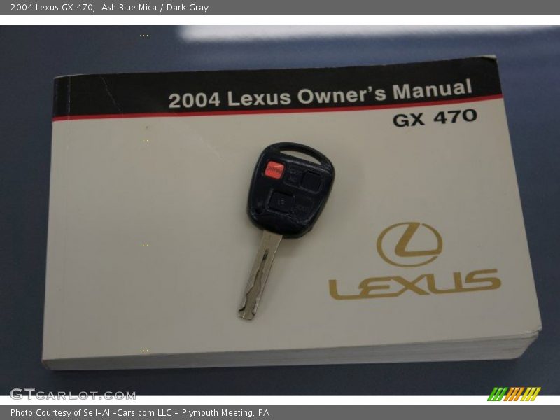 Ash Blue Mica / Dark Gray 2004 Lexus GX 470
