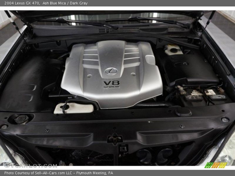 Ash Blue Mica / Dark Gray 2004 Lexus GX 470