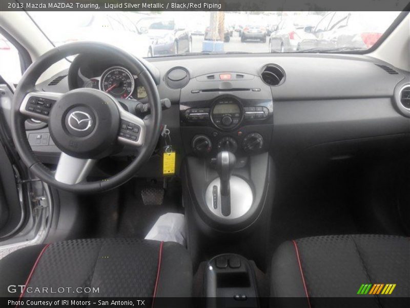 Liquid Silver Metallic / Black/Red Piping 2013 Mazda MAZDA2 Touring