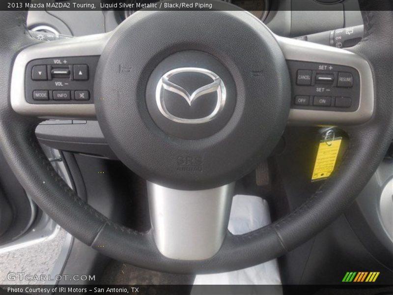 Liquid Silver Metallic / Black/Red Piping 2013 Mazda MAZDA2 Touring